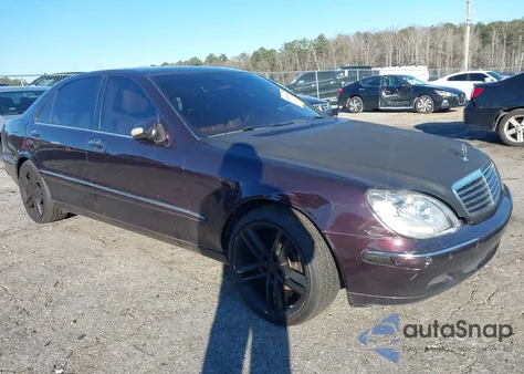 2000 Mercedes-Benz S 430 z USA, uszkodzony, nr VIN WDBNG70J3YA037518